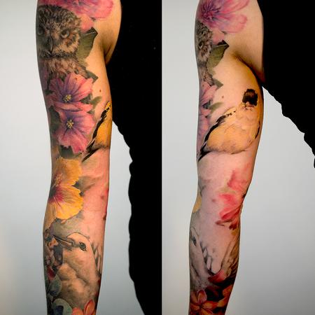 Tattoos - Botanical Sleeve - 109182